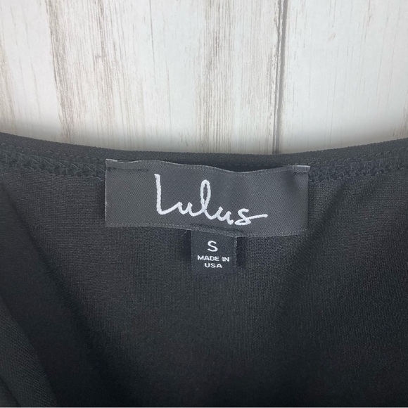 Lulu’s Forever Your Girl Black Bodycon Dress Small - Picture 7 of 11